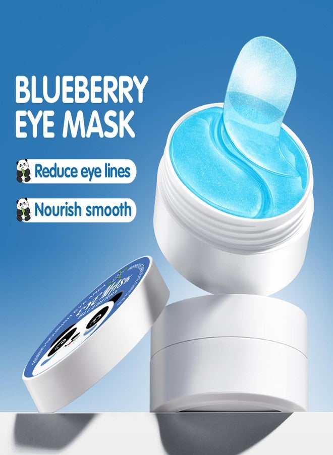Epstur Under Eye Patches for Dark Circles, Puffy Eyes & Wrinkles - 60 Pairs Hydrating Eye Mask with Hyaluronic Acid, Blueberry Extract - Vegan, Cruelty-Free - Image 2